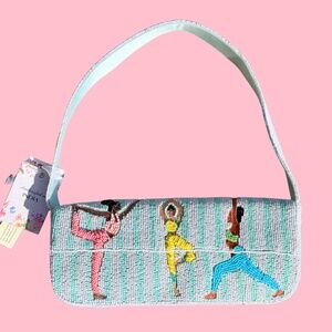 Yoga Beaded Bag Namaste New Release NWT STUNNING Beaded Shoulder Bag